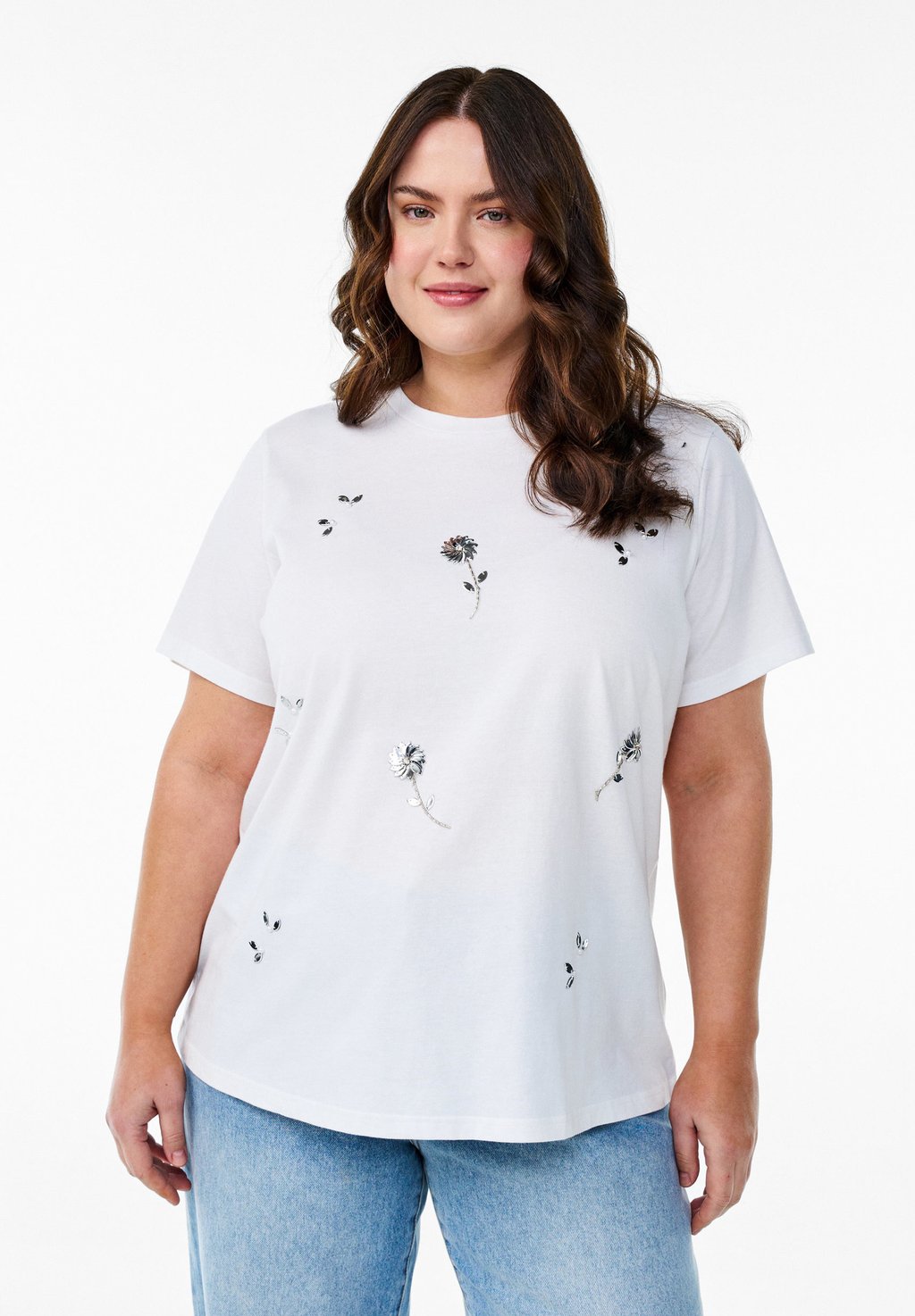 Футболка с принтом Zizzi, белый
Футболка с принтом Zizzi, белый