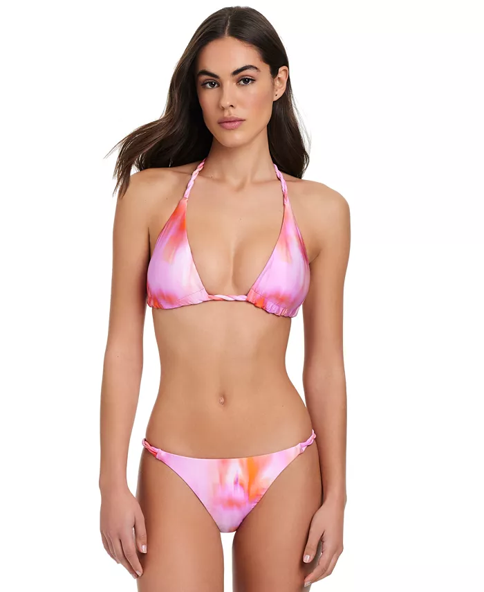 Женский бикини-топ с треугольными чашечками и хипстерские плавки с плетеными бретельками Red Carter, розовый
Женский бикини-топ с треугольными чашечками и хипстерские плавки с плетеными бретельками Red Carter, розовый