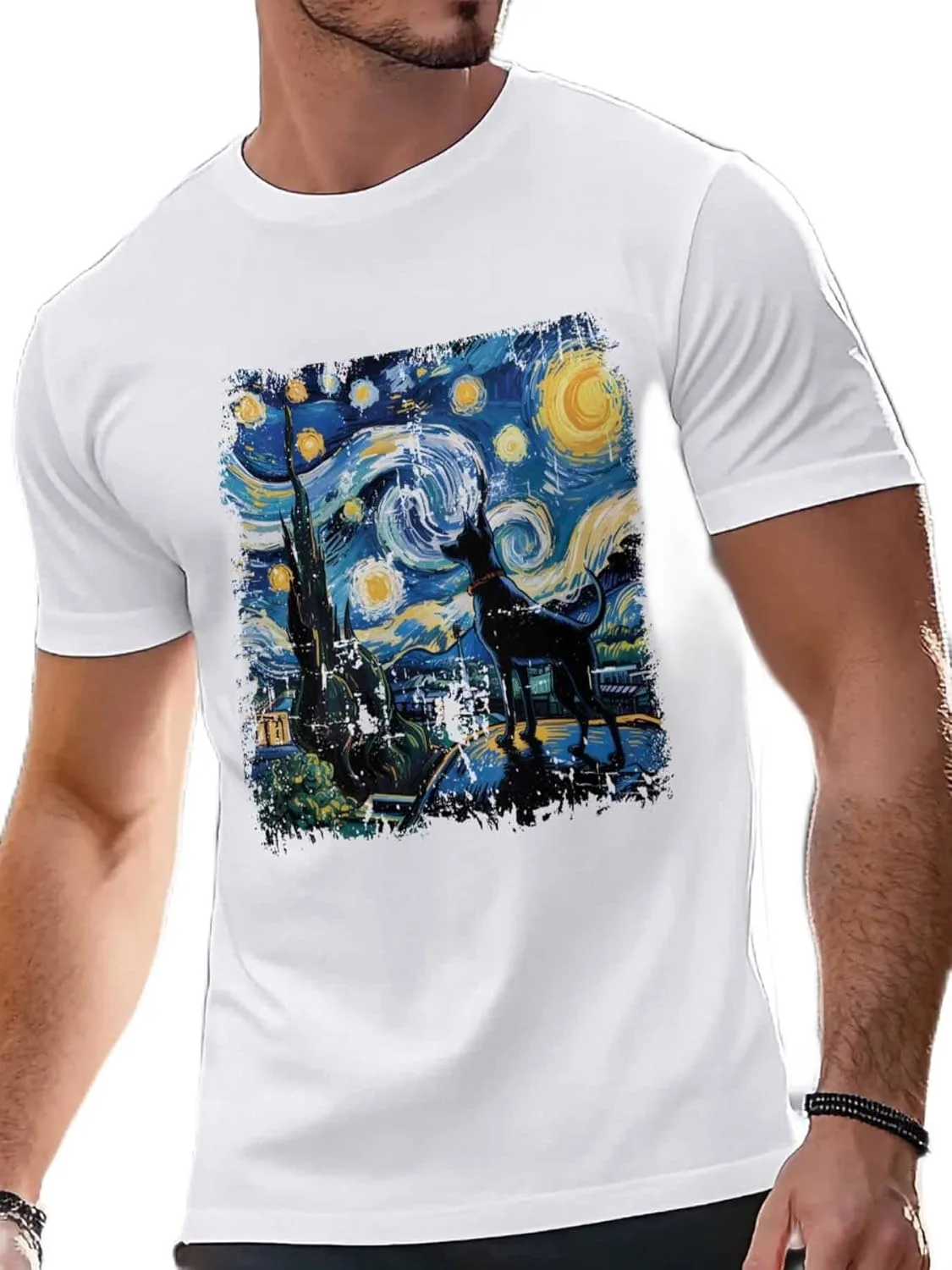 Футболка для мужчин, Night Sky Dog, Crew Neck, хлопок, короткий рукав, абстрактный стиль NITBANLA
Футболка для мужчин, Night Sky Dog, Crew Neck, хлопок, короткий рукав, абстрактный стиль NITBANLA