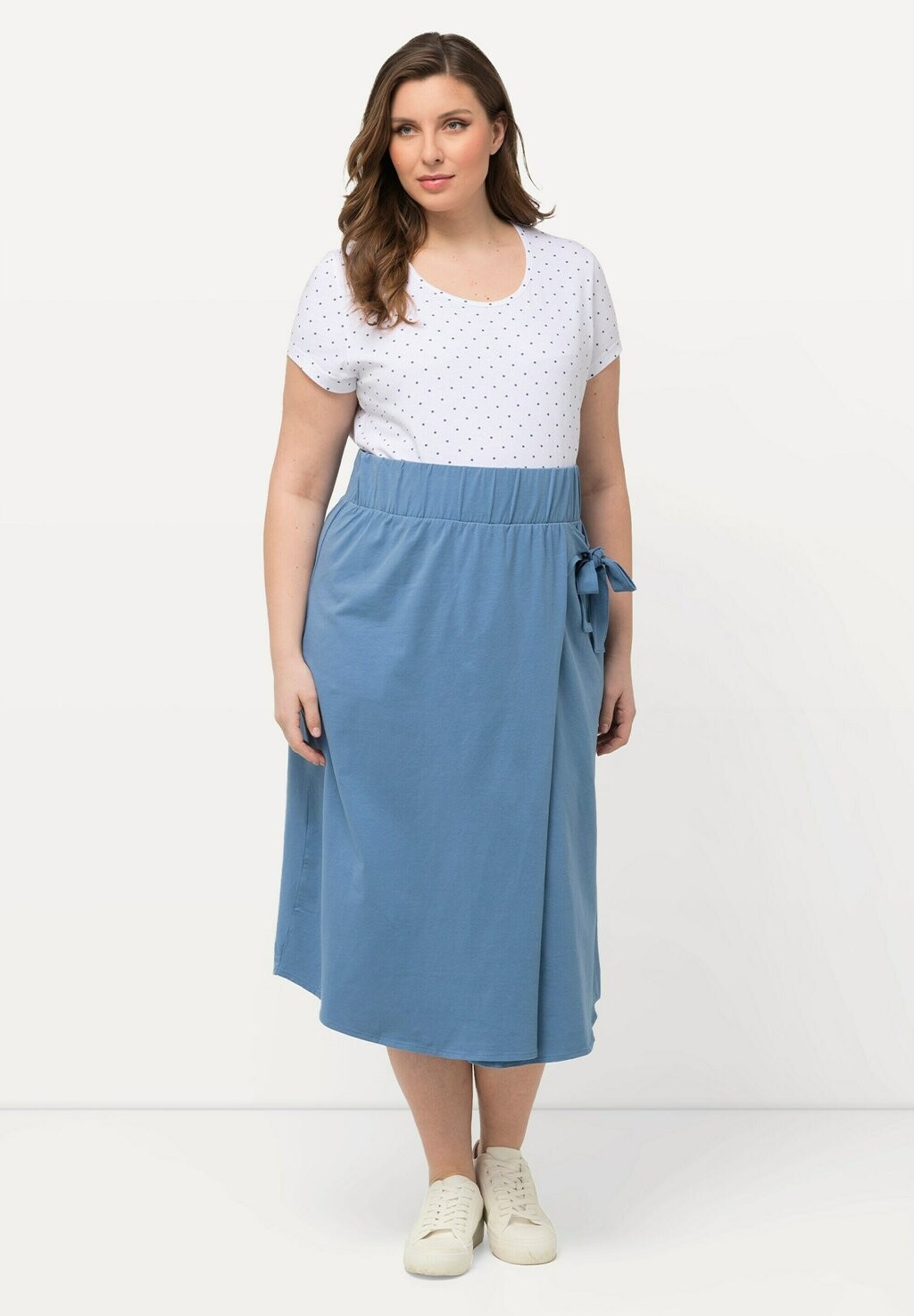 Юбка А-силуэта Ulla Popken, сине-серый
Юбка А-силуэта Ulla Popken, сине-серый