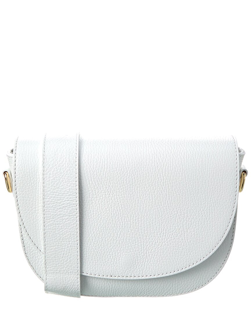 Jijou Capri Кожаная сумка-мессенджер, белый 
Jijou Capri Кожаная сумка-мессенджер, белый