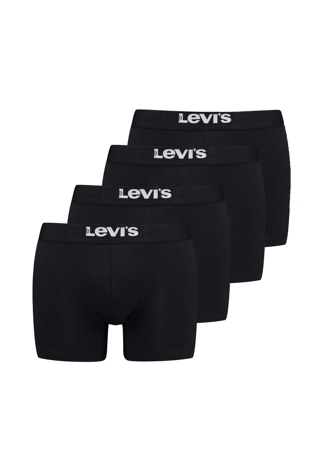 Мужские боксеры, 4 шт., боксеры с логотипом, хлопок стрейч Levi's, черный
Мужские боксеры, 4 шт., боксеры с логотипом, хлопок стрейч Levi's, черный