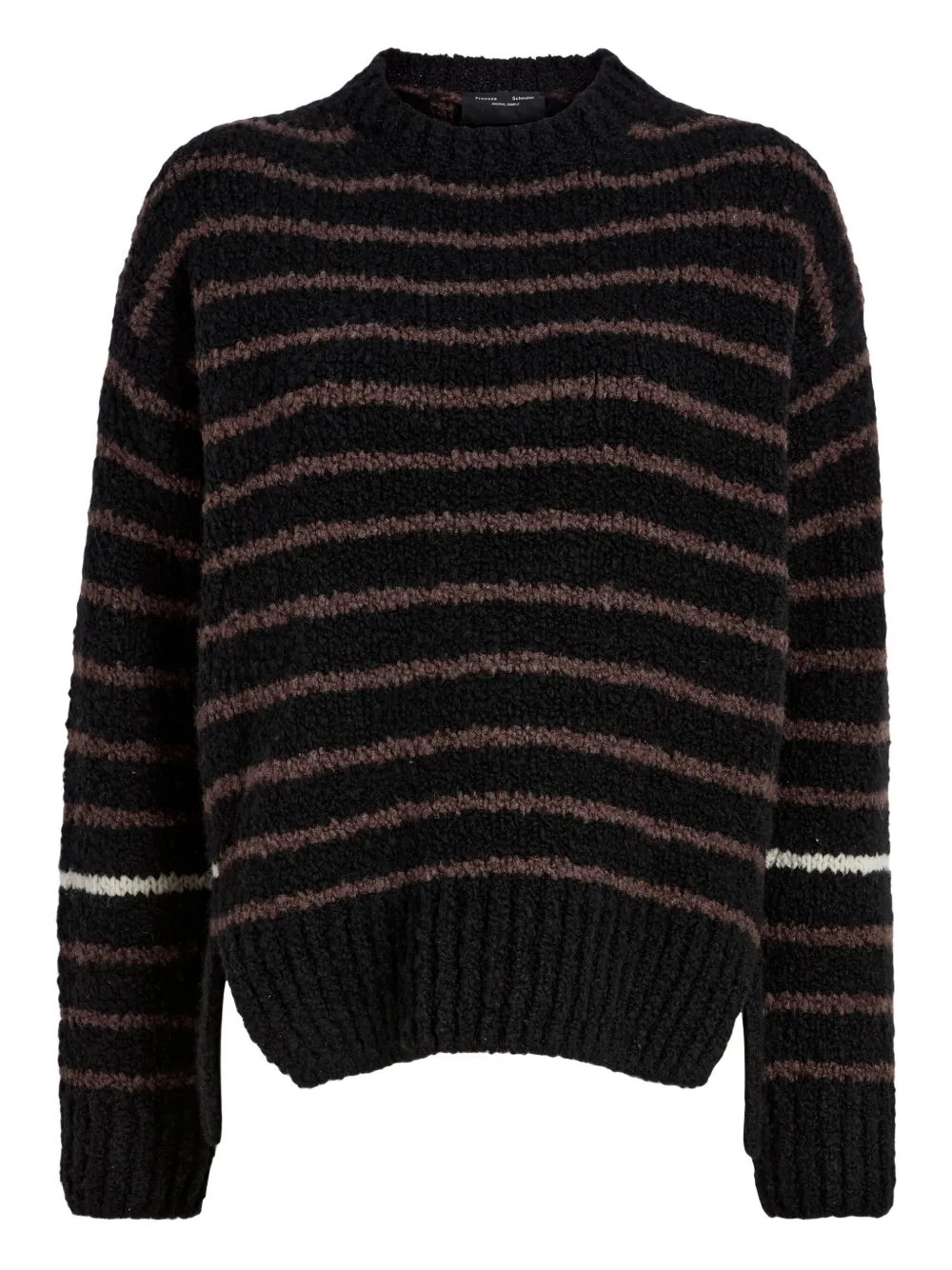 Шерстяной свитер Leonie в полоску Proenza Schouler White Label, черный
Шерстяной свитер Leonie в полоску Proenza Schouler White Label, черный