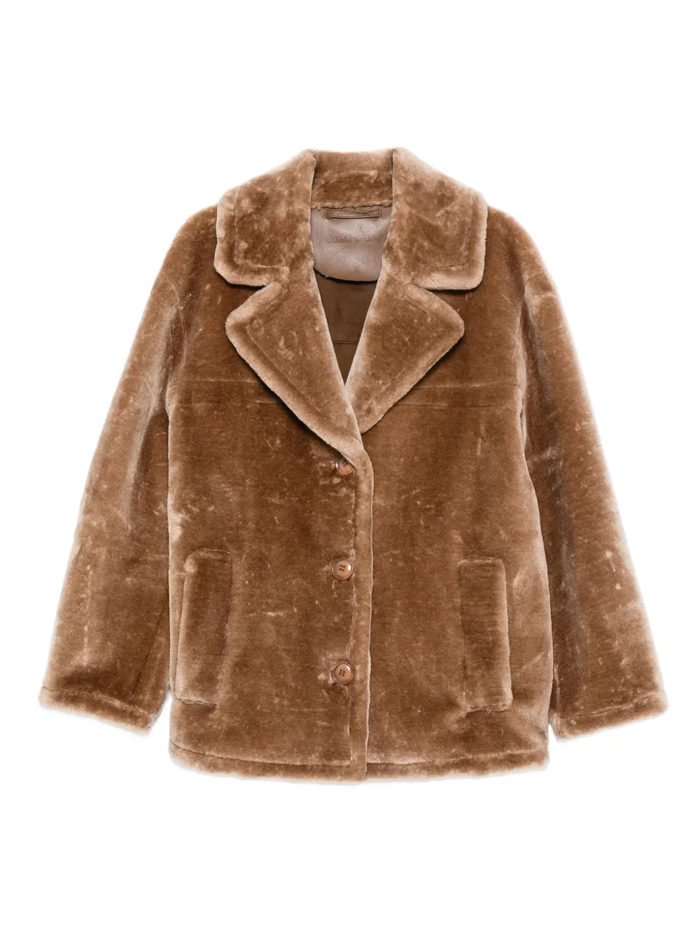 Пальто с заостренными лацканами Stand Studio, коричневый
Пальто с заостренными лацканами Stand Studio, коричневый