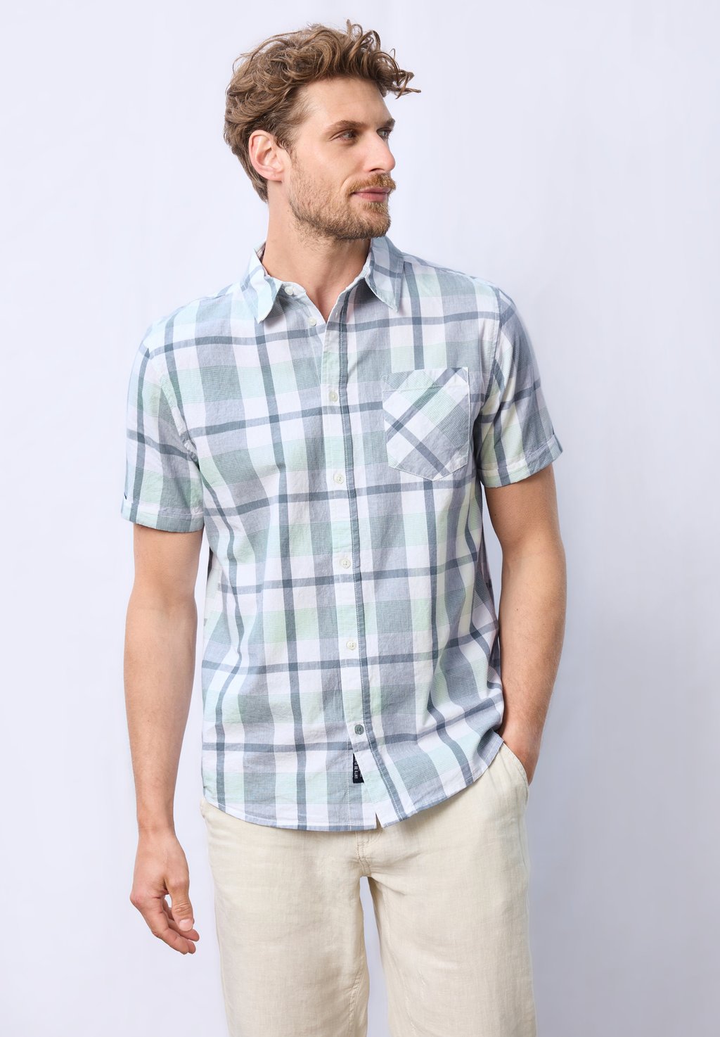 Рубашка KARIERTES KURZARM Street One MEN, зеленый
Рубашка KARIERTES KURZARM Street One MEN, зеленый