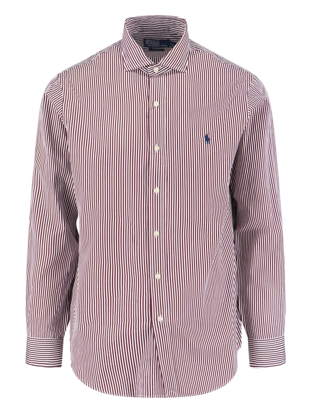 Полосатая рубашка с логотипом POLO RALPH LAUREN, красный 
Полосатая рубашка с логотипом POLO RALPH LAUREN, красный