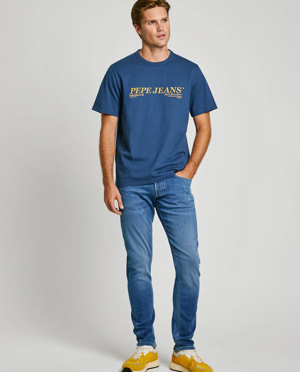 Мужские узкие джинсы Track облегающего кроя из стрейчевой ткани Pepe Jeans, синий
Мужские узкие джинсы Track облегающего кроя из стрейчевой ткани Pepe Jeans, синий