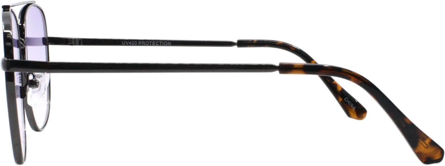 Солнцезащитные очки-пилот с двойной перемычкой, квадратной металлической оправой, градиентными линзами и защитой от УФ-излучения UV 400 PASTL, Gunmetal (Purple)
Солнцезащитные очки-пилот с двойной перемычкой, квадратной металлической оправой, градиентными линзами и защитой от УФ-излучения UV 400 PASTL, Gunmetal (Purple)