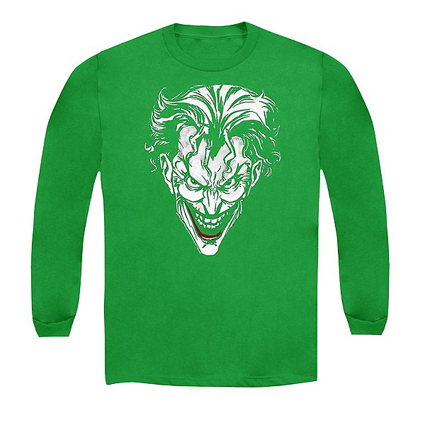 Футболка с длинным рукавом Batman Joker red on green для взрослых Licensed Character
Футболка с длинным рукавом Batman Joker red on green для взрослых Licensed Character