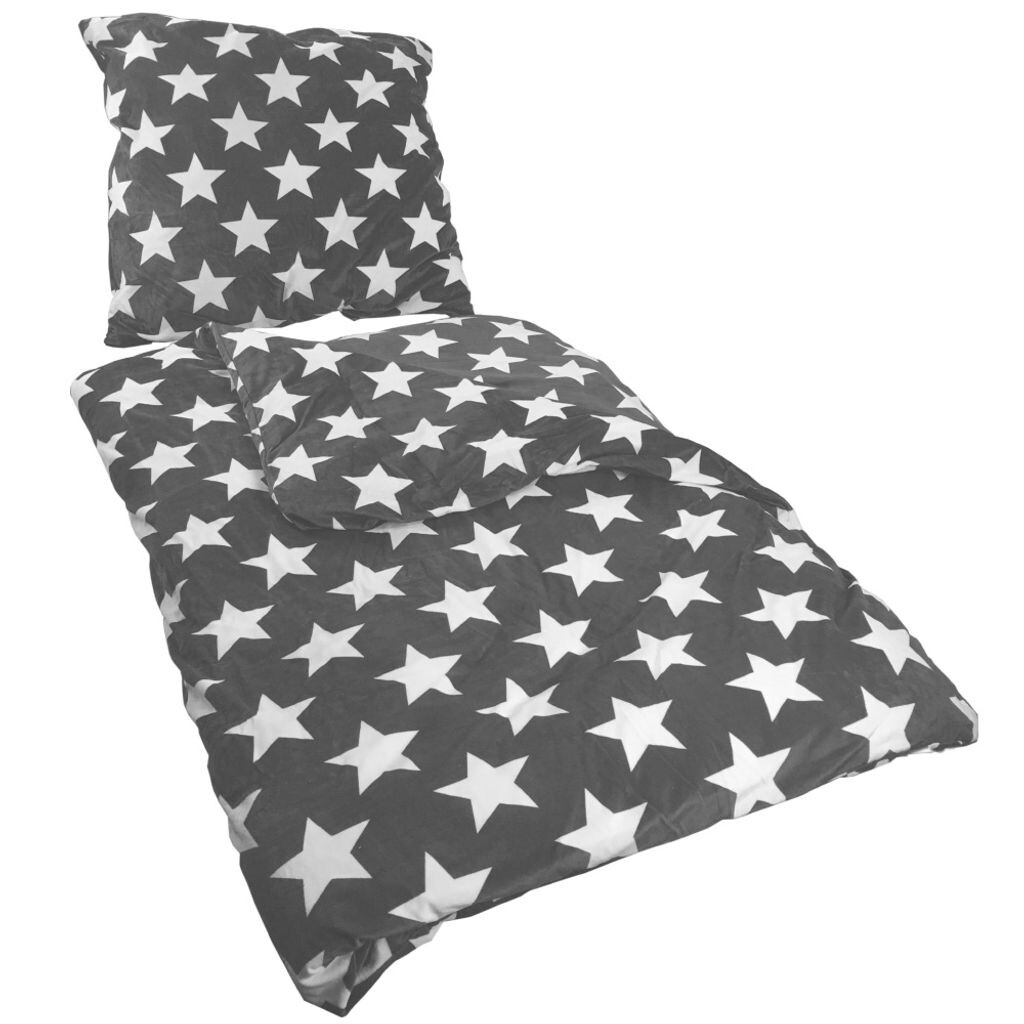 NYVI Зимнее постельное белье CozyStar Soft 2 шт. 1х пододеяльник 135х200 + 1х наволочка 80х80 серые звезды - бархатистая мягкая поверхность микронорки, на молнии, подходит для аллергиков, 100 г.
NYVI Зимнее постельное белье CozyStar Soft 2 шт. 1х пододеяльник 135х200 + 1х наволочка 80х80 серые звезды - бархатистая мягкая поверхность микронорки, на молнии, подходит для аллергиков, 100 г.