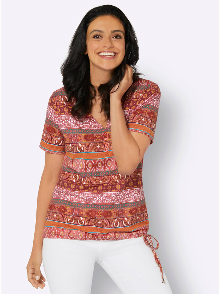 Рубашка с короткими рукавами с принтом папайя-терра WITT WEIDEN
Рубашка с короткими рукавами с принтом папайя-терра WITT WEIDEN