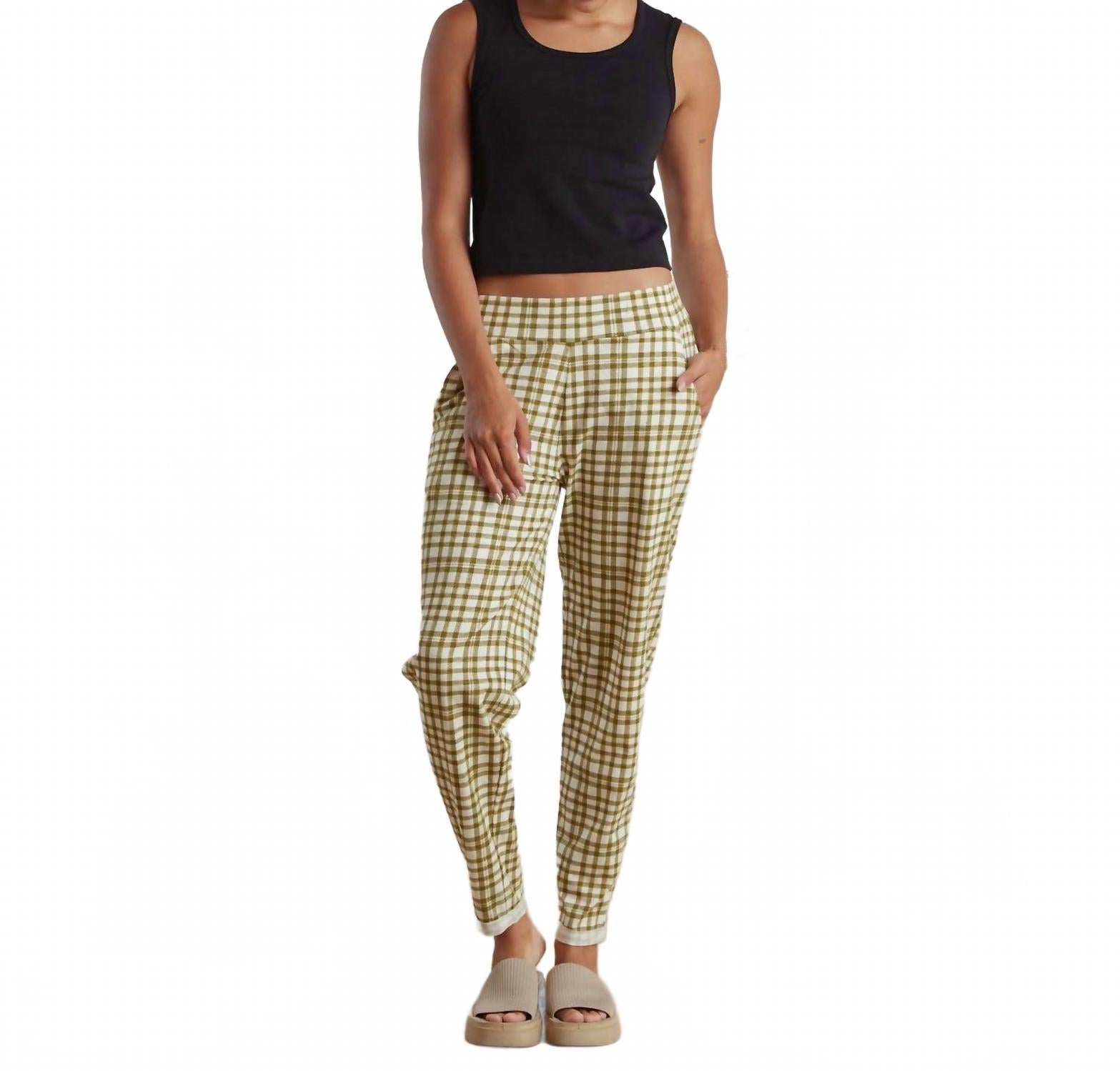 Known Supply Брюки «Секвойя» в оливковую клетку
Known Supply Брюки «Секвойя» в оливковую клетку