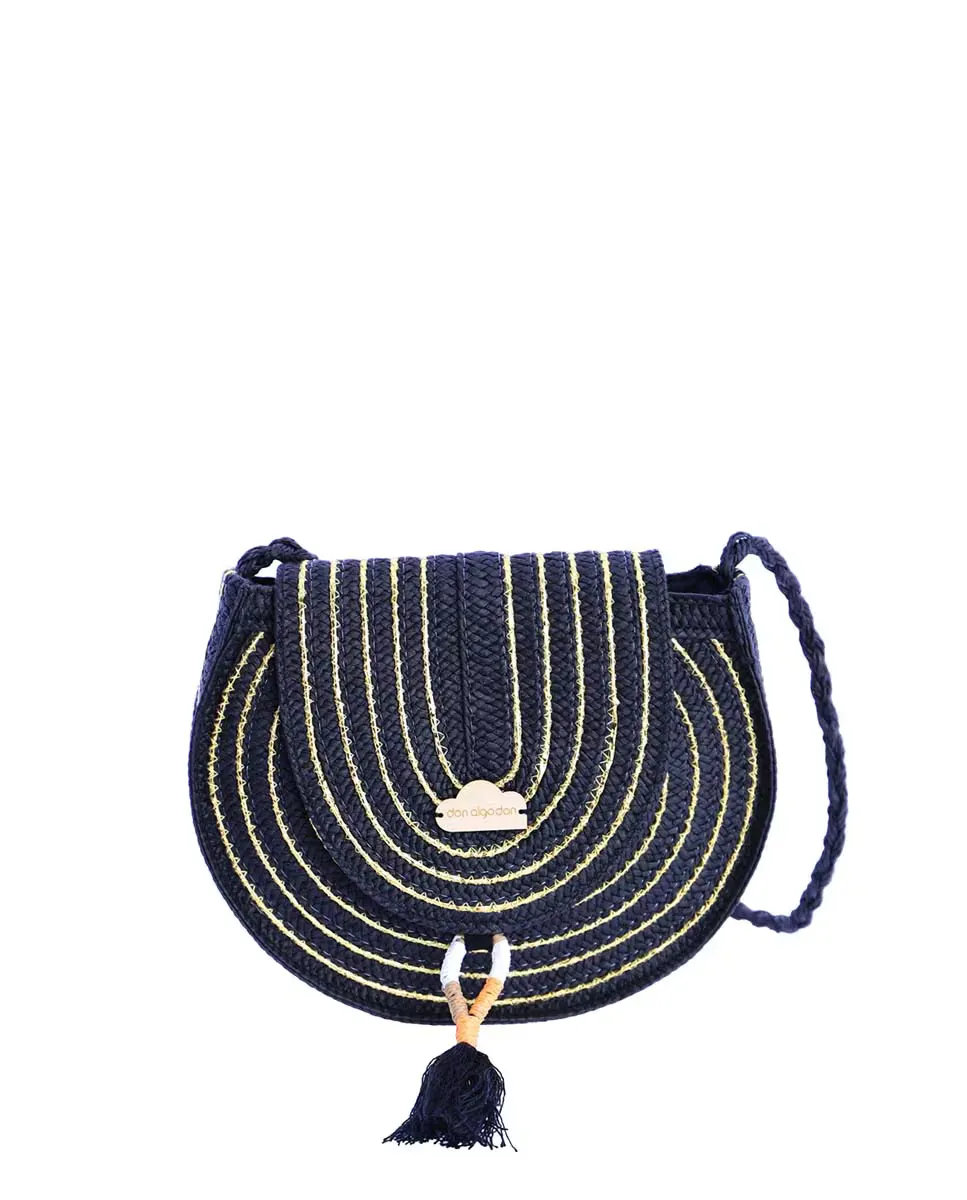 Черная сумка через плечо на молнии Don Algodón, черный
Черная сумка через плечо на молнии Don Algodón, черный