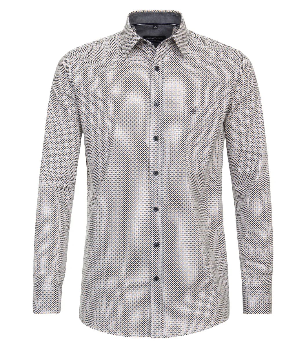 Рубашка CASAMODA с длинными рукавами "CASAMODA повседневная рубашка с принтом", желтый
Рубашка CASAMODA с длинными рукавами "CASAMODA повседневная рубашка с принтом", желтый