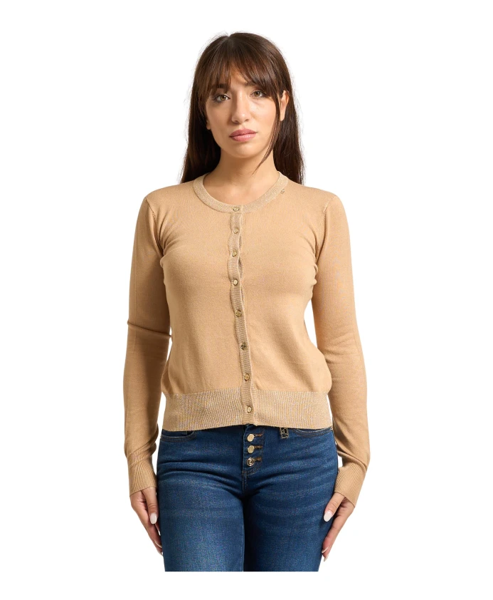 Кардиган с блестками бежевого цвета Gaudi, бежевый
Кардиган с блестками бежевого цвета Gaudi, бежевый