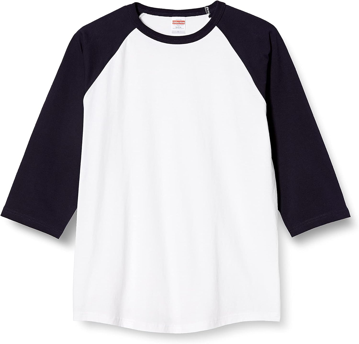 Мужская футболка-реглан United Athle 504501, плотность ткани 5,6 унций, с рукавами 3/4, белый/темно-синий
Мужская футболка-реглан United Athle 504501, плотность ткани 5,6 унций, с рукавами 3/4, белый/темно-синий