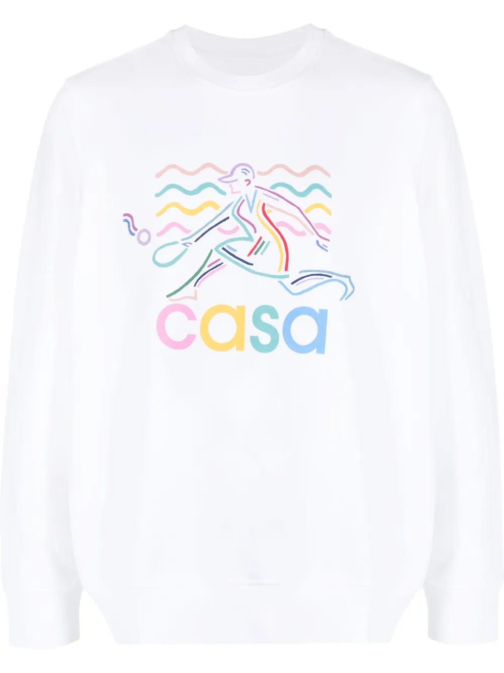 Толстовка из органического хлопка с логотипом CASABLANCA, белый
Толстовка из органического хлопка с логотипом CASABLANCA, белый