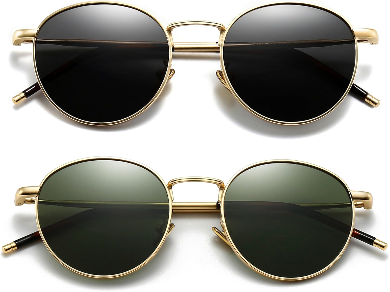 Солнцезащитные очки SUNGAIT Ponderable Metal Round для мужчин и женщин, классические винтажные поляризованные круглые солнцезащитные очки, 2 Pack (Polarized): Gold/Gray+gold/Green
Солнцезащитные очки SUNGAIT Ponderable Metal Round для мужчин и женщин, классические винтажные поляризованные круглые солнцезащитные очки, 2 Pack (Polarized): Gold/Gray+gold/Green