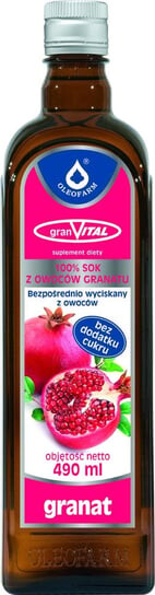 Гранвитал, гранатовый сок, БАД, 490 мл Oleofarm
Гранвитал, гранатовый сок, БАД, 490 мл Oleofarm