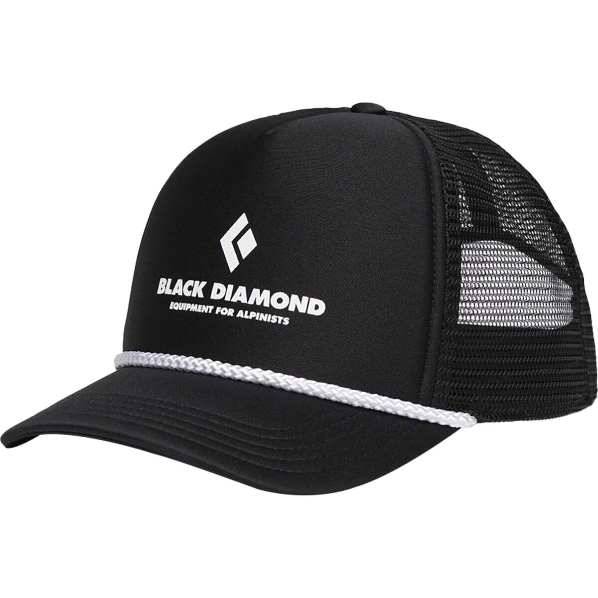 Кепка дальнобойщика с плоским козырьком Black Diamond, цвет black/black eqpmnt for alpnst 
Кепка дальнобойщика с плоским козырьком Black Diamond, цвет black/black eqpmnt for alpnst