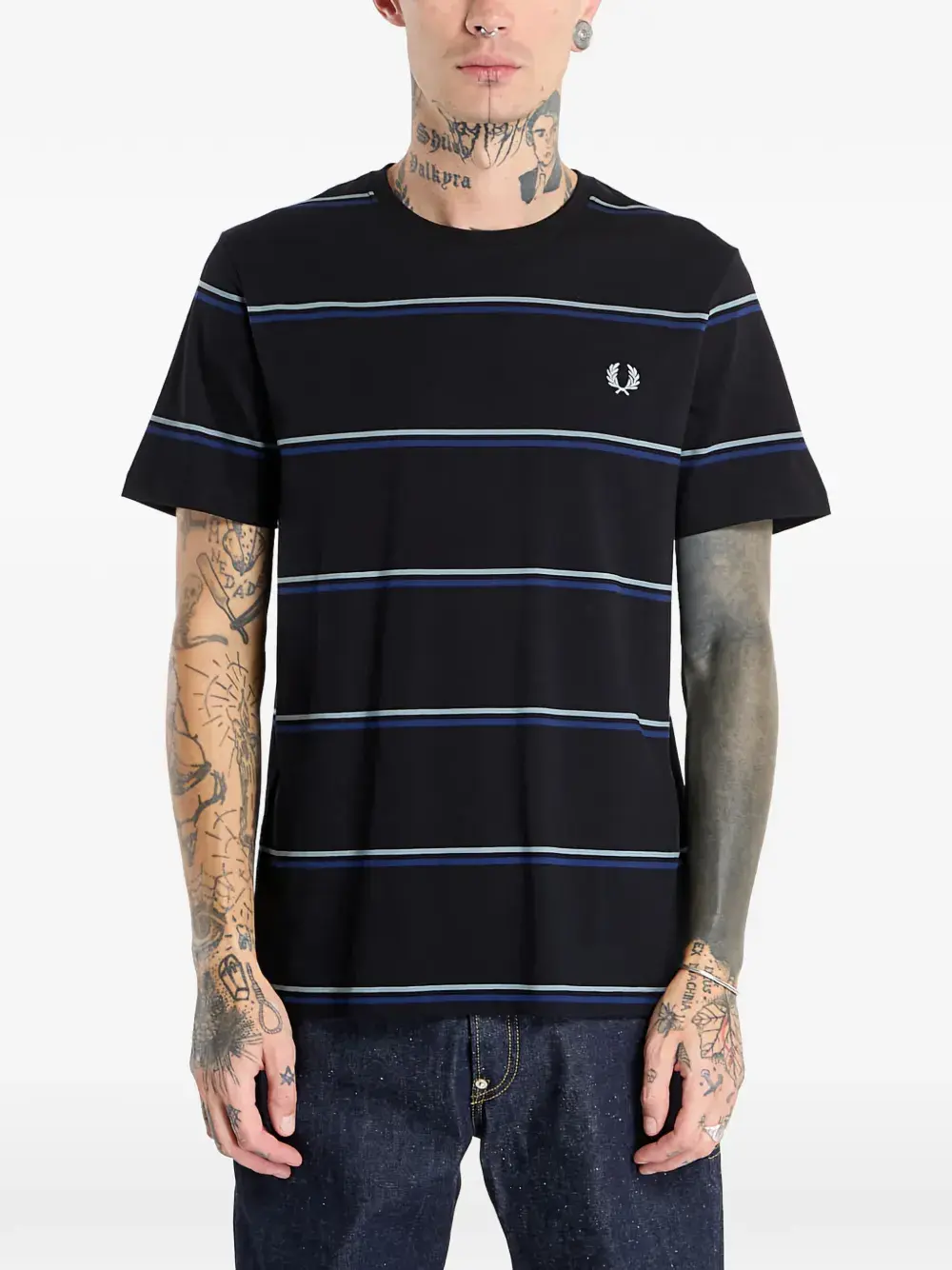 Футболка в тонкую полоску Fred Perry, черный
Футболка в тонкую полоску Fred Perry, черный