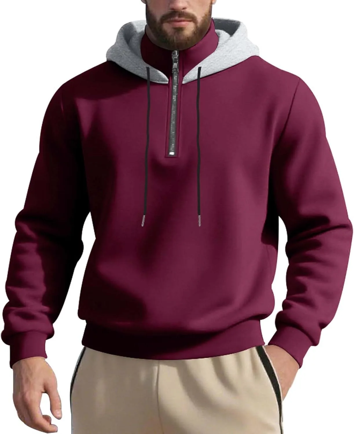 Мужской худи на флисе с капюшоном Casual Loose Fit на молнии RSZGSWS
Мужской худи на флисе с капюшоном Casual Loose Fit на молнии RSZGSWS