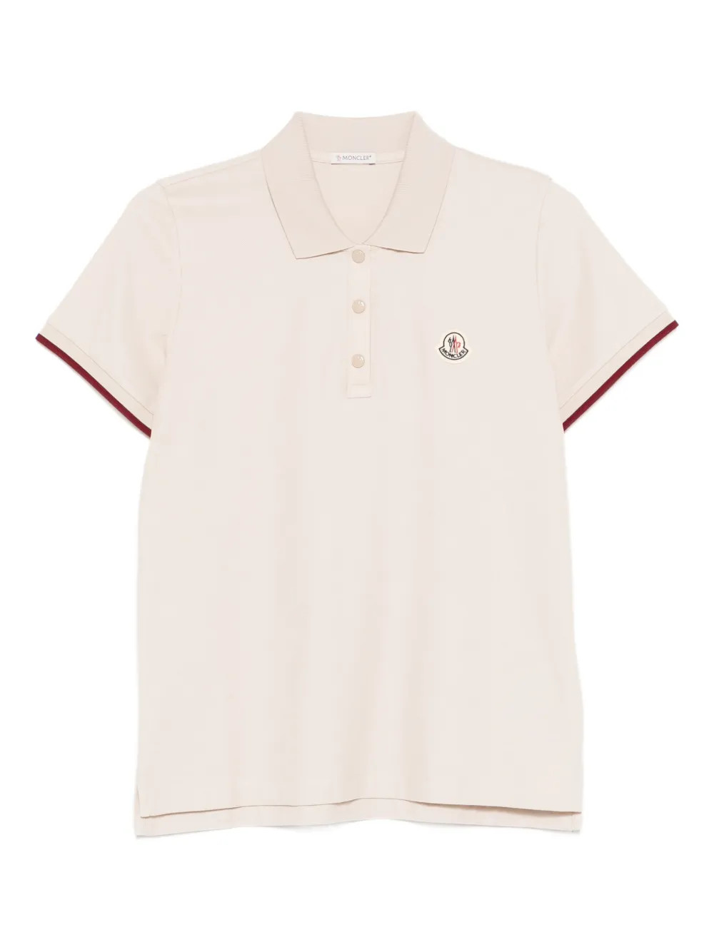 Поло с короткими рукавами Moncler, нейтральный
Поло с короткими рукавами Moncler, нейтральный