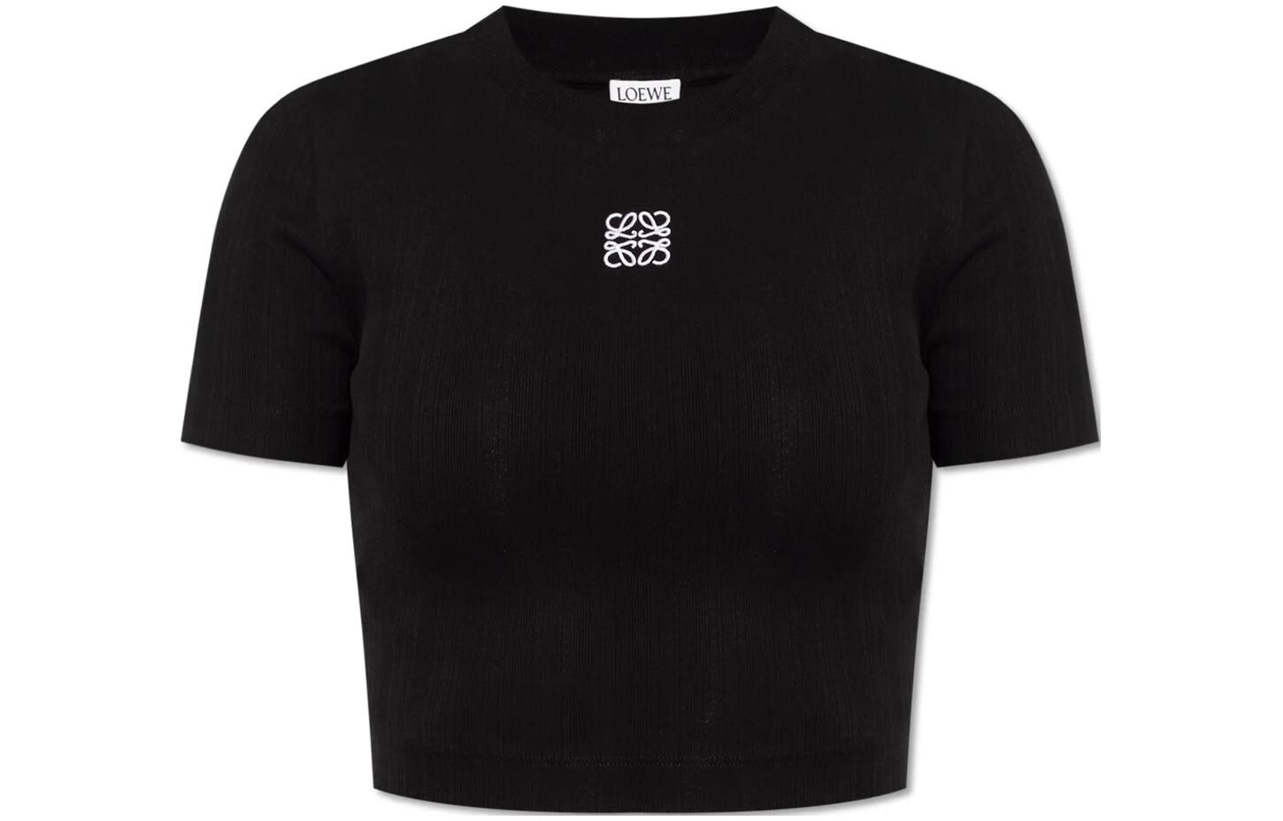 Футболка женская Loewe короткая, черный
Футболка женская Loewe короткая, черный