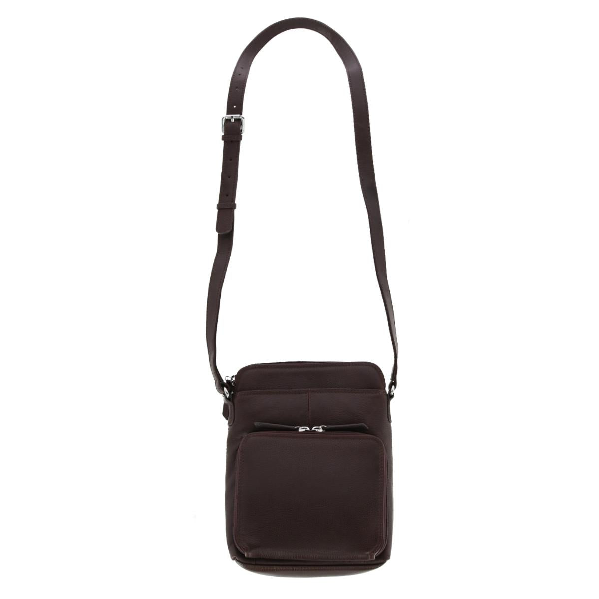 Женская кожаная маленькая сумка-органайзер через плечо CTM, цвет mocha
Женская кожаная маленькая сумка-органайзер через плечо CTM, цвет mocha