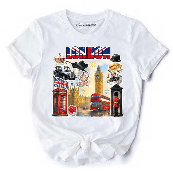 Футболка Classic London с достопримечательностями Ornamentallyyou
Футболка Classic London с достопримечательностями Ornamentallyyou