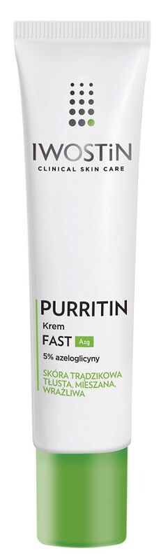 Iwostin Purritin Fast AZG крем для лица, 40 ml
Iwostin Purritin Fast AZG крем для лица, 40 ml