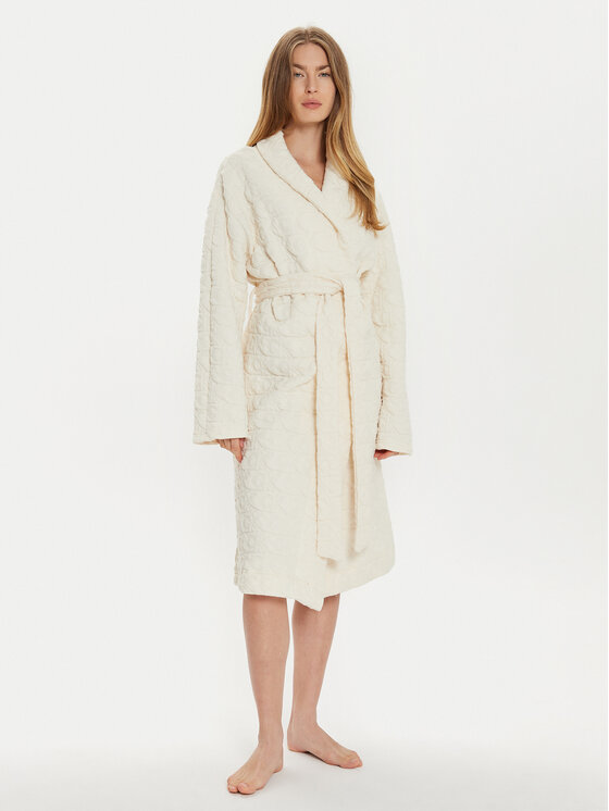 Халат Calvin Klein Underwear, экрю 
Халат Calvin Klein Underwear, экрю