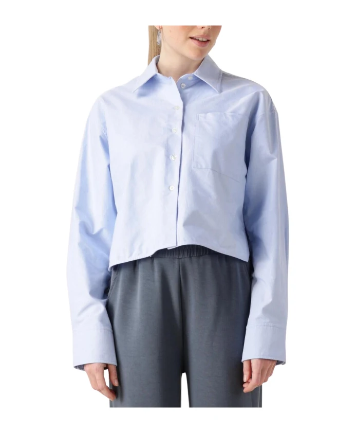 Светло-Голубая укороченная блузка для женщин Second Female, синий
Светло-Голубая укороченная блузка для женщин Second Female, синий