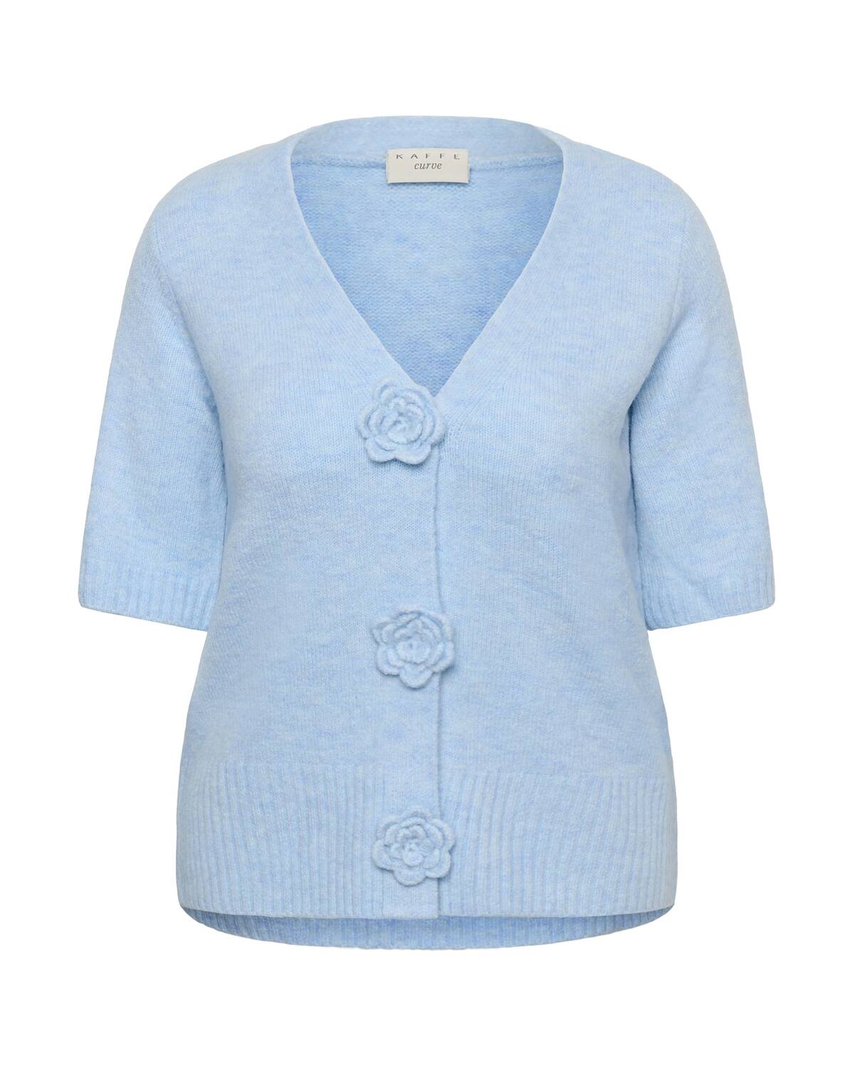 KAFFE CURVE Кардиган 'KCrosa' в крапчатом синем цвете
KAFFE CURVE Кардиган 'KCrosa' в крапчатом синем цвете