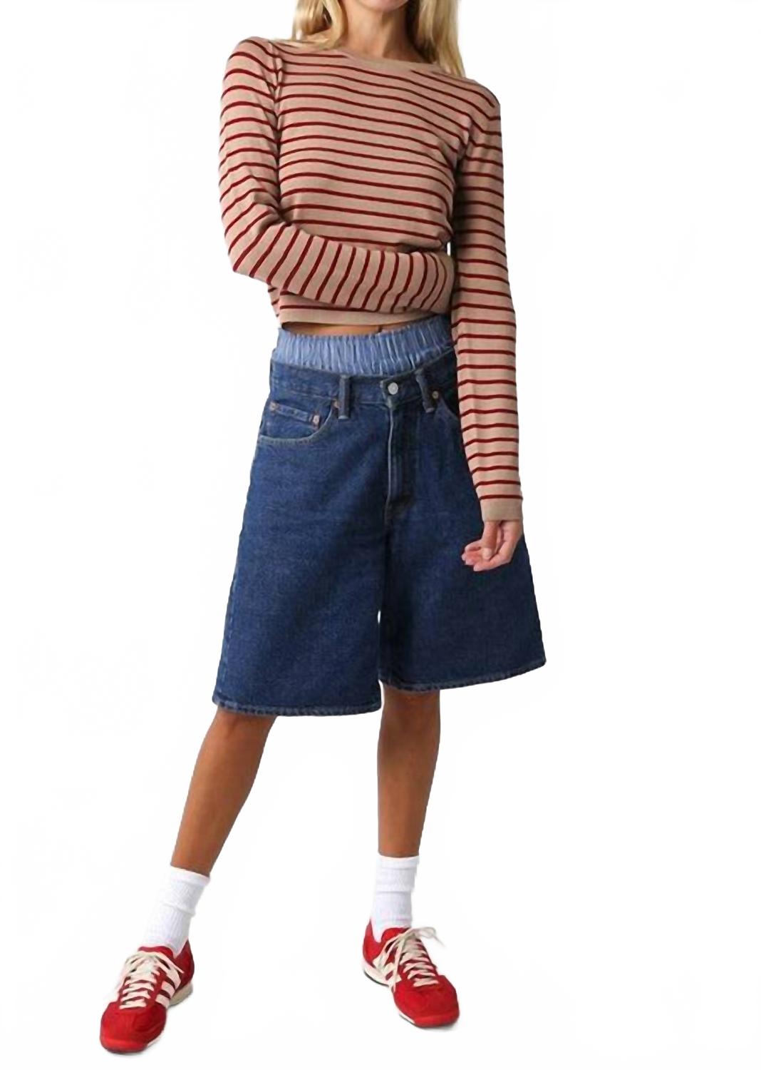 Майя полосатый свитер с круглым вырезом в цвете таупе/алый OLIVACEOUS, Taupe/Scarlet
Майя полосатый свитер с круглым вырезом в цвете таупе/алый OLIVACEOUS, Taupe/Scarlet