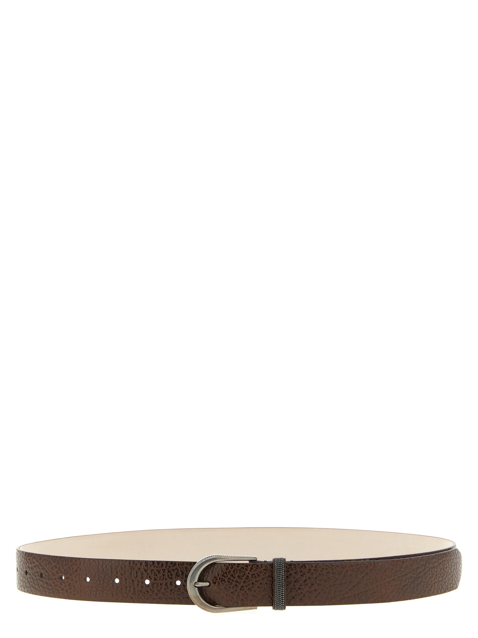 «Глянцевый» пояс с украшением Brunello Cucinelli, коричневый
«Глянцевый» пояс с украшением Brunello Cucinelli, коричневый