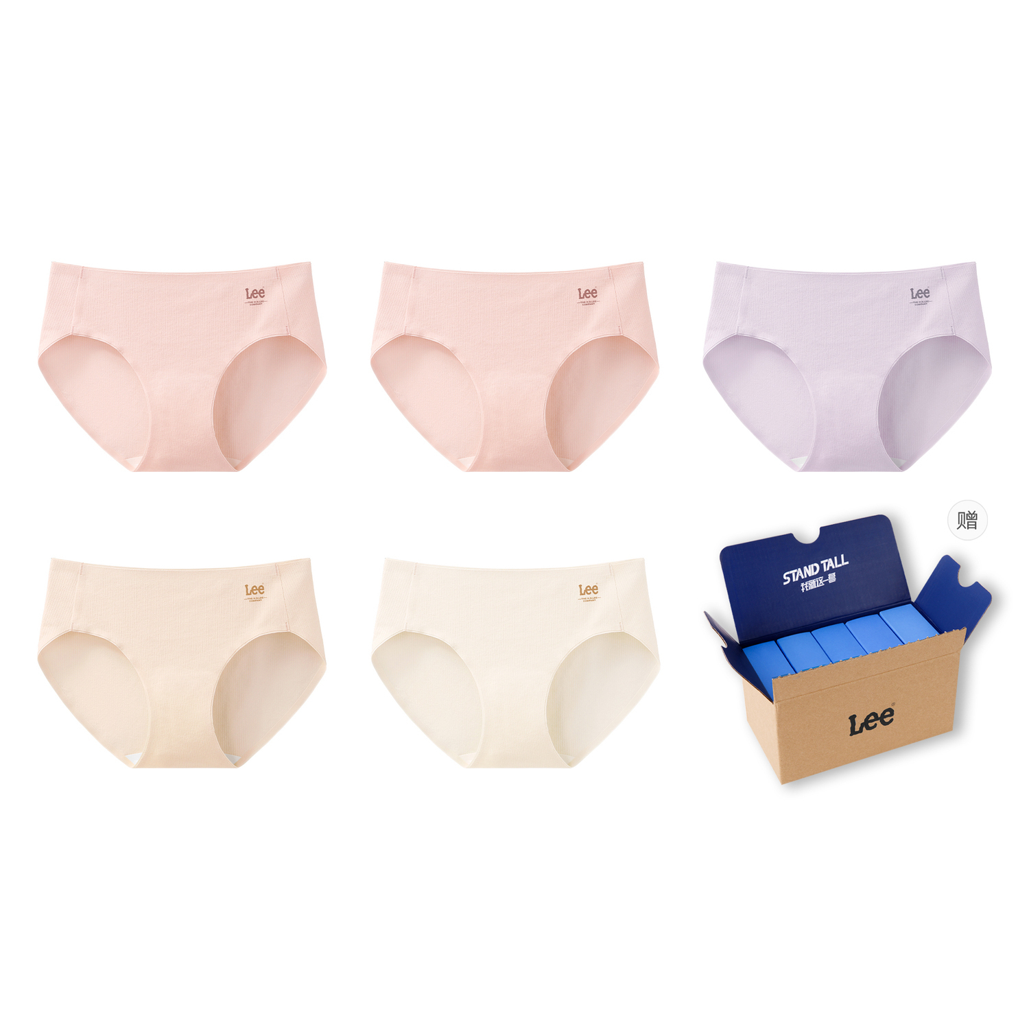 Lee Подарочный набор женского белья 5 пар
Lee Подарочный набор женского белья 5 пар