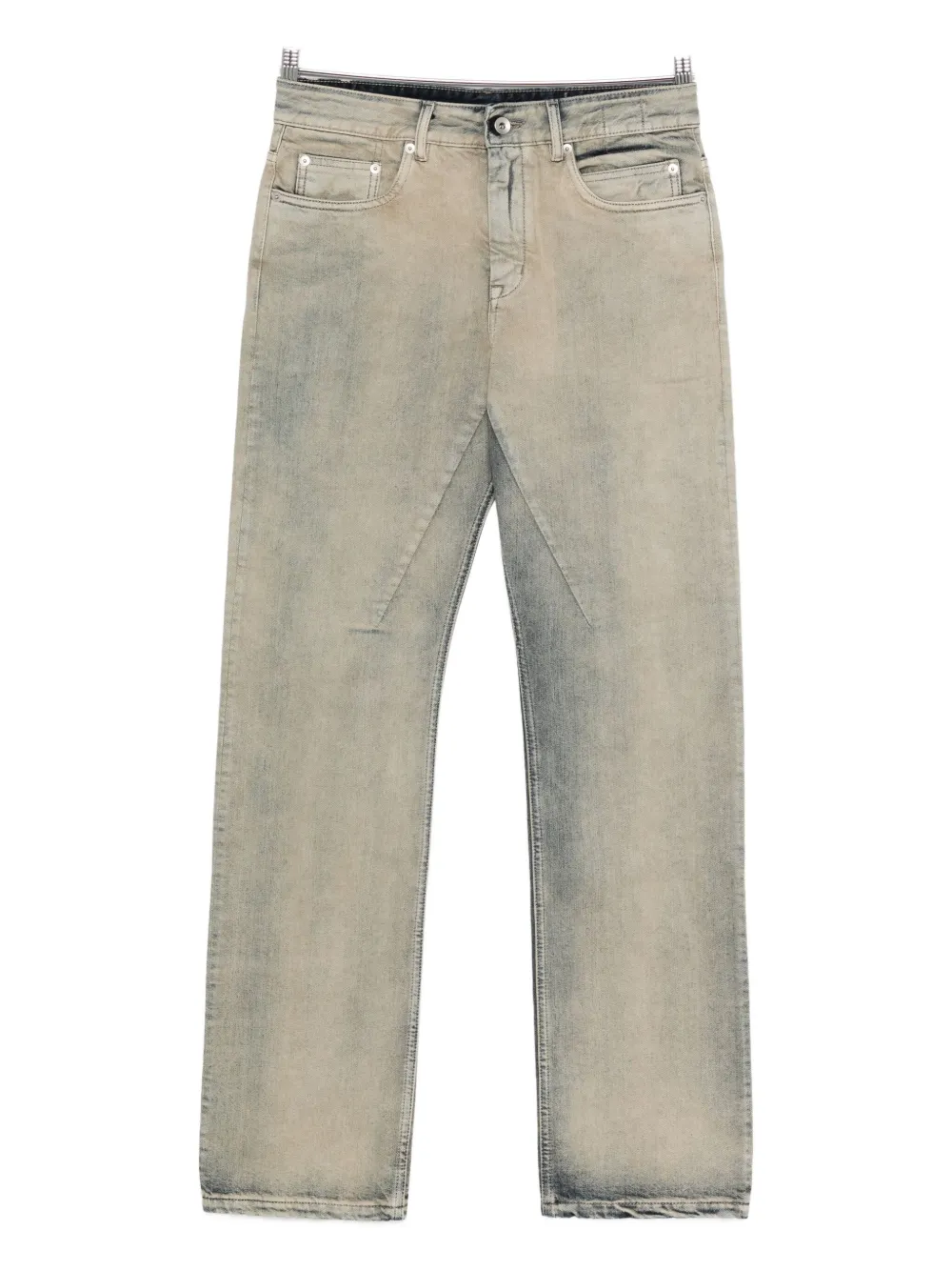 Выцветшие джинсы Rick Owens DRKSHDW, синий 
Выцветшие джинсы Rick Owens DRKSHDW, синий