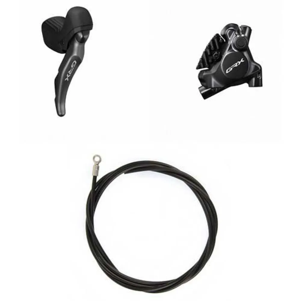 Задний тормоз Shimano GRX ST-RX820+BR-RX820, серебряный
Задний тормоз Shimano GRX ST-RX820+BR-RX820, серебряный