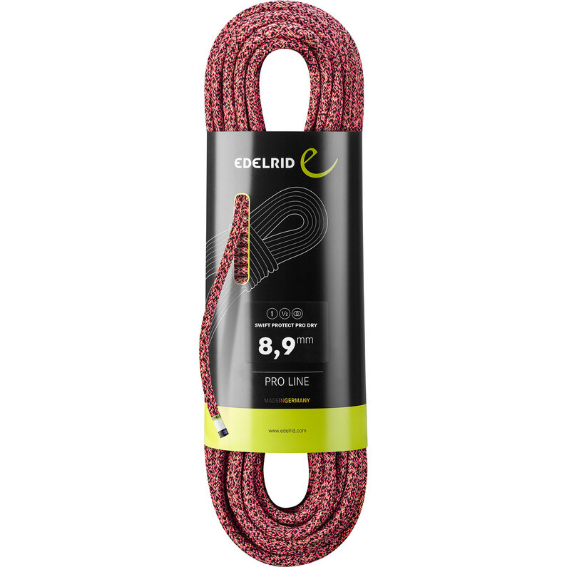 Альпинистская веревка Swift Protect Pro Dry толщиной 8,9 мм Edelrid, красный
Альпинистская веревка Swift Protect Pro Dry толщиной 8,9 мм Edelrid, красный