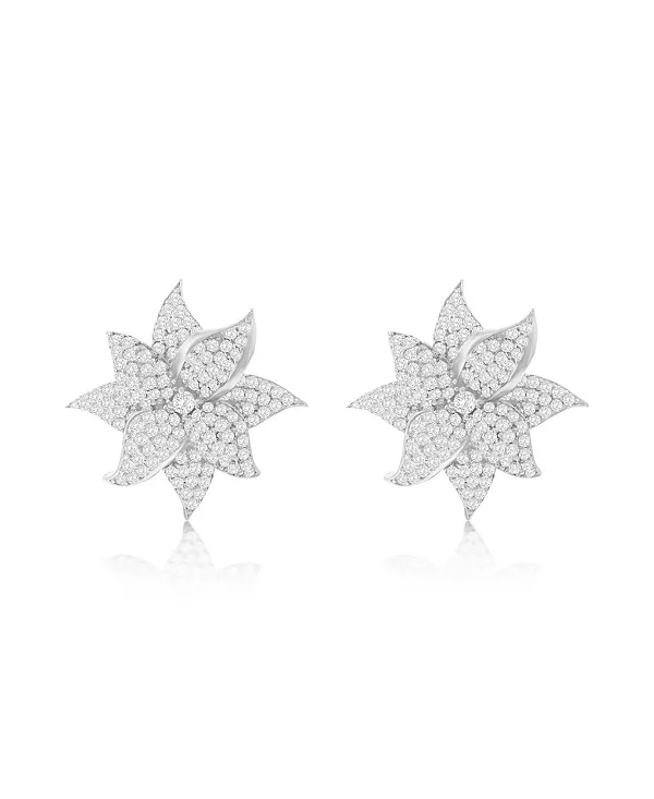 Серьги Suzy Levian из стерлингового серебра с крупными цветами и белыми кубическими цирконами Suzy Levian New York, white
Серьги Suzy Levian из стерлингового серебра с крупными цветами и белыми кубическими цирконами Suzy Levian New York, white