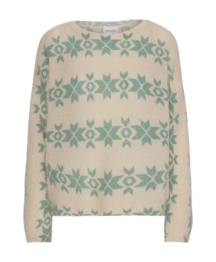 Вязаный пуловер Eva Nordic Americandreams, бежевый
Вязаный пуловер Eva Nordic Americandreams, бежевый