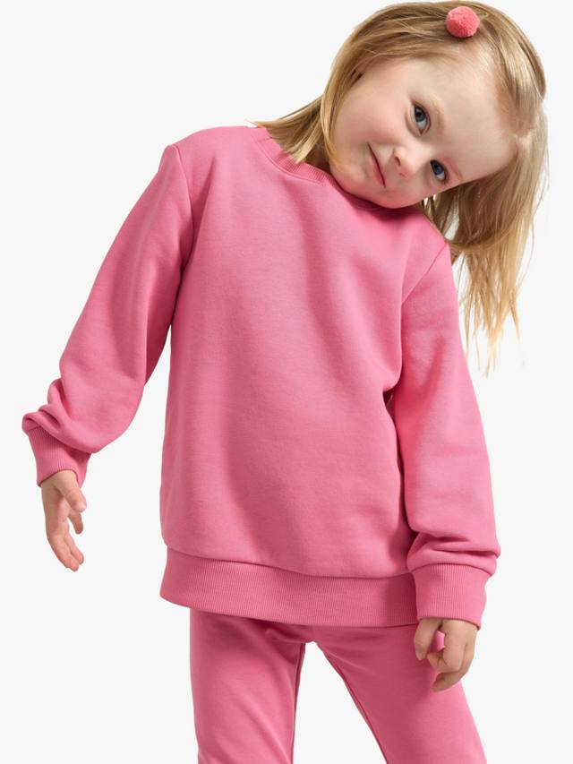 Детская толстовка с круглым вырезом Lindex, розовый
Детская толстовка с круглым вырезом Lindex, розовый