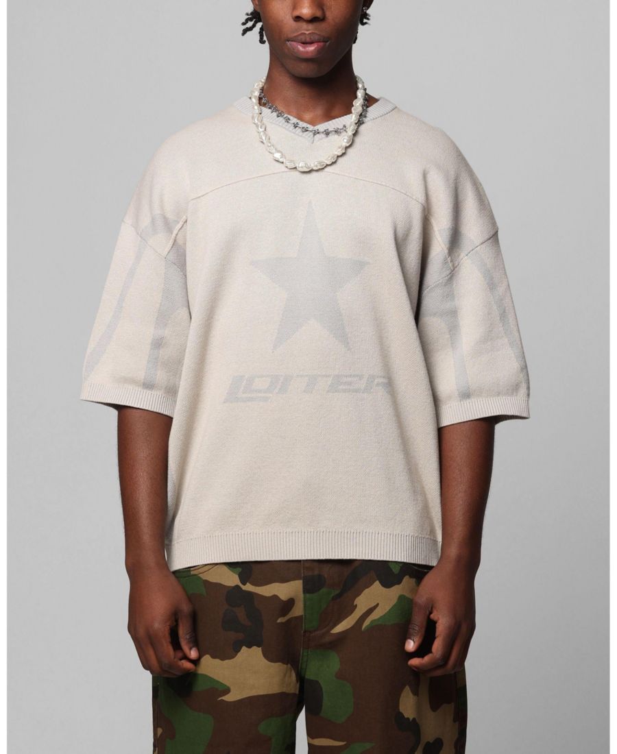 Мужской вязаный свитер "Квотербек" Loiter, No Color
Мужской вязаный свитер "Квотербек" Loiter, No Color