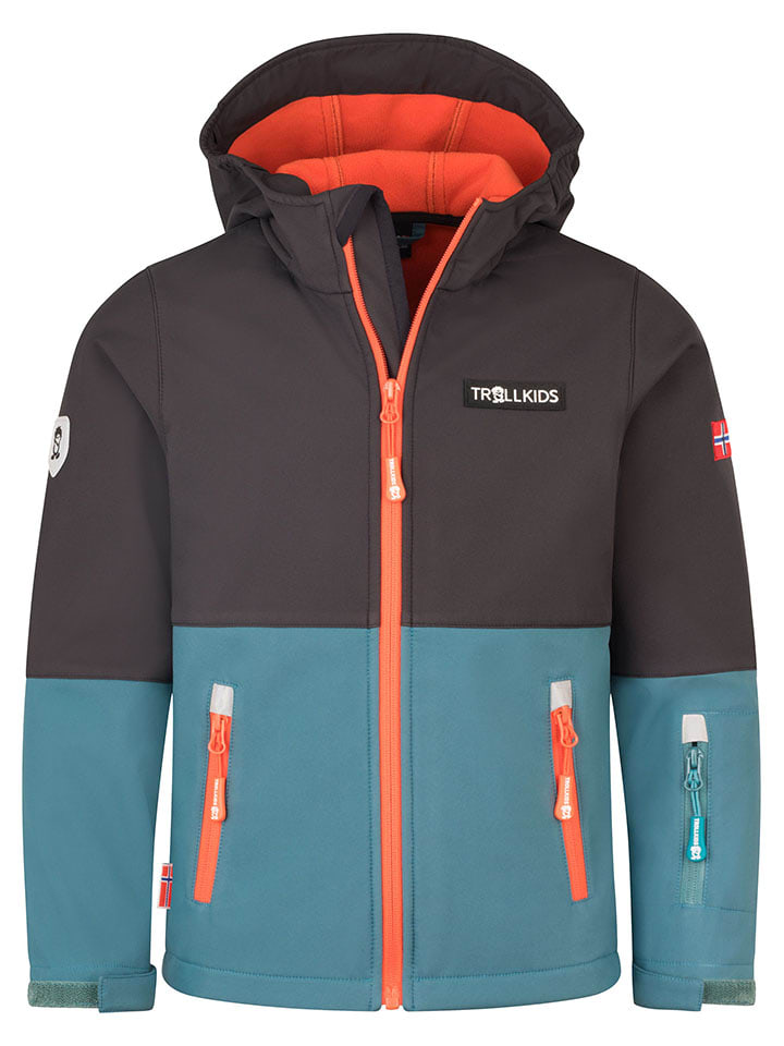 Куртка софтшелл "Skjorta" синего/черного цвета. Trollkids
Куртка софтшелл "Skjorta" синего/черного цвета. Trollkids