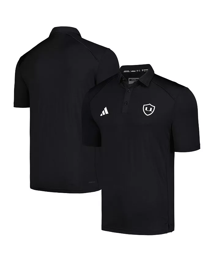 Мужская черная поло Miami Hurricanes Strategy AEROREADY adidas
Мужская черная поло Miami Hurricanes Strategy AEROREADY adidas