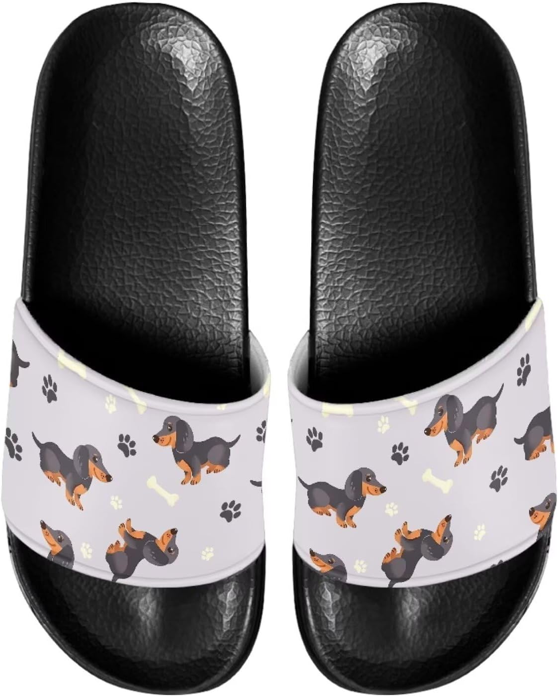 Сандалии-шлепанцы унисекс с мягкой стелькой, удобные для женщин и мужчин, кожаные, размеры 6-13,5 Mintulipy, Dachshund Paw Print Bone-1
Сандалии-шлепанцы унисекс с мягкой стелькой, удобные для женщин и мужчин, кожаные, размеры 6-13,5 Mintulipy, Dachshund Paw Print Bone-1