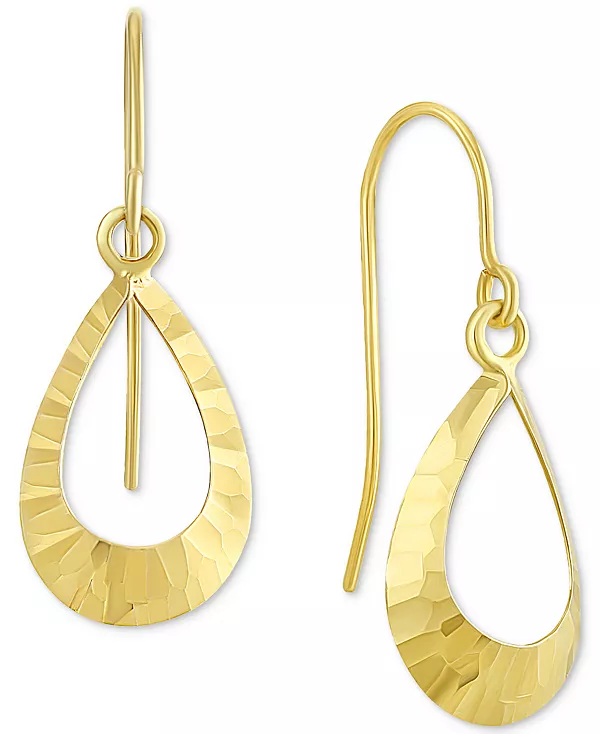 Кованые серьги-капли из 10-каратного золота Macy'S, gold
Кованые серьги-капли из 10-каратного золота Macy'S, gold