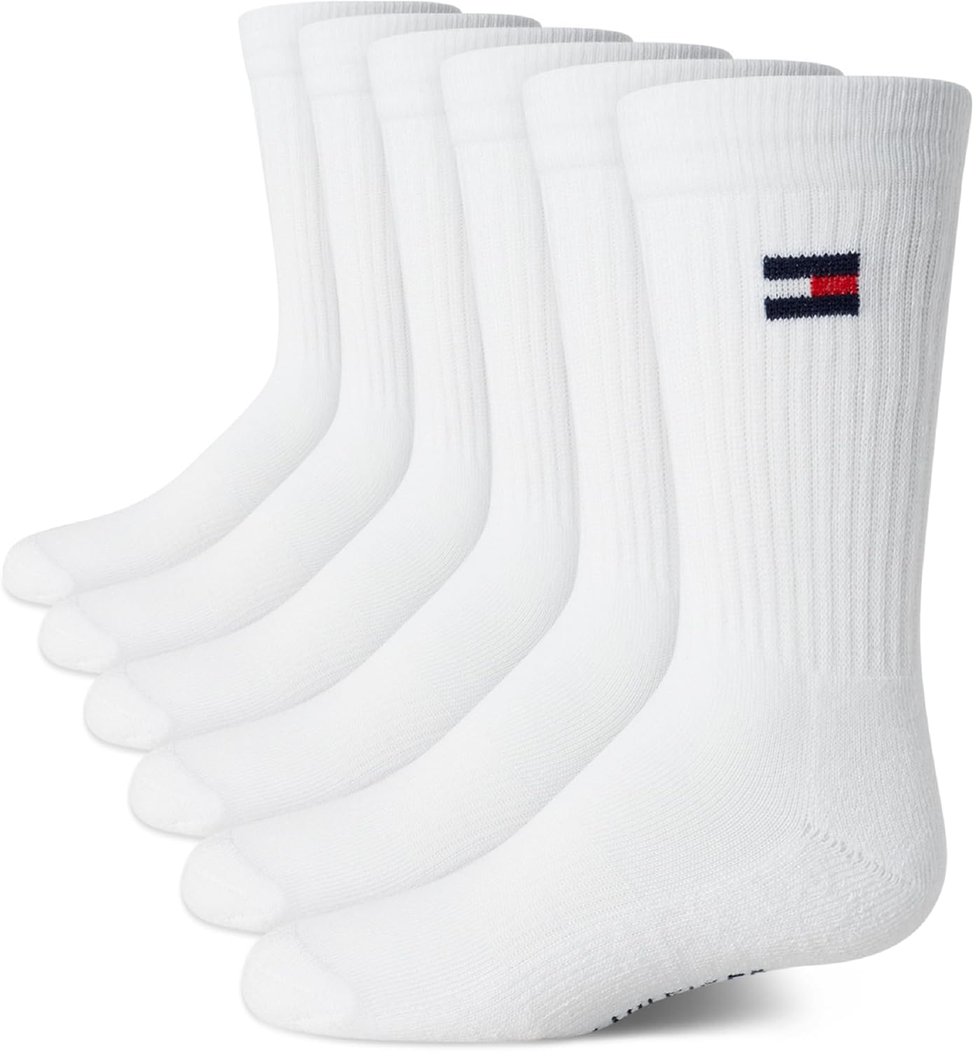 Детские спортивные носки Tommy Hilfiger Unisex - мягкие носки с резинкой (6 пар), White
Детские спортивные носки Tommy Hilfiger Unisex - мягкие носки с резинкой (6 пар), White