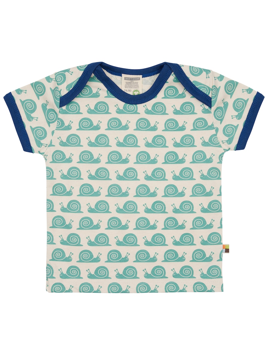 Рубашка loud + proud Schnecken, изумрудный
Рубашка loud + proud Schnecken, изумрудный